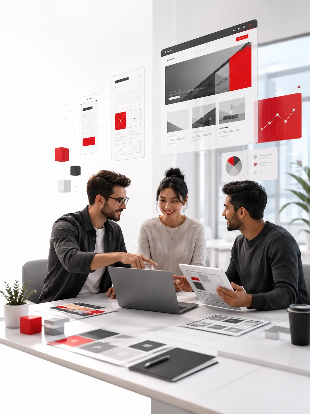 AK Digital House team building websites